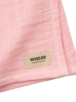 WHEAT Baby Kaya Muslin Cloth, Pack of 2, Coral Blush - view 2, Coral Blush