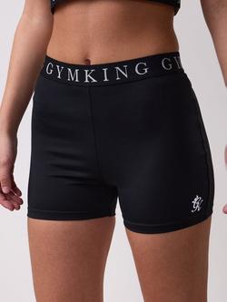 Gym King Kids' Impact Shorts, Black, Black