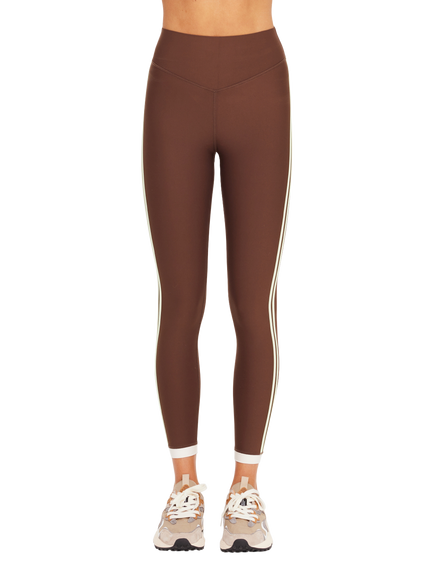 THE UPSIDE Daytona High Rise Ankle Leggings, Brown, Brown