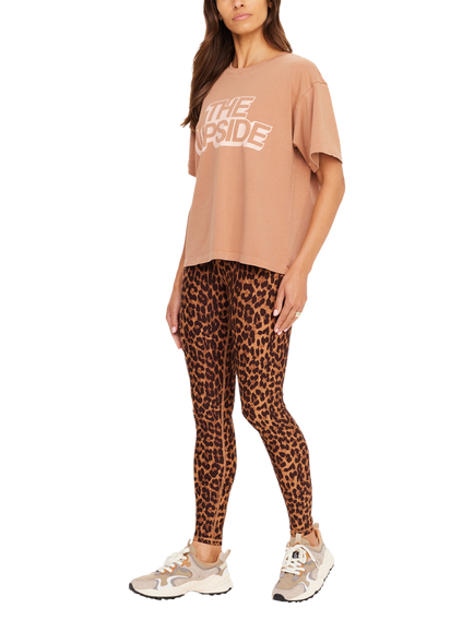 THE UPSIDE Jacob T-Shirt, Brown/White - view 2, Brown/White