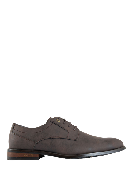V.GAN Vegan Huckleberry Derby Shoes, Brown