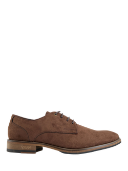 V.GAN Vegan Oatmeal Lace Up Derby Shoes, Brown, Brown