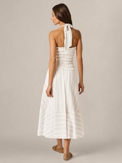 Adrianna By Adrianna Papell Stripe Smock Seersucker Dress, Ivory/Multi - view 2, Ivory/Multi