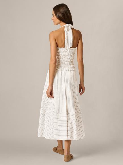 Adrianna By Adrianna Papell Stripe Smock Seersucker Dress, Ivory/Multi - view 2, Ivory/Multi