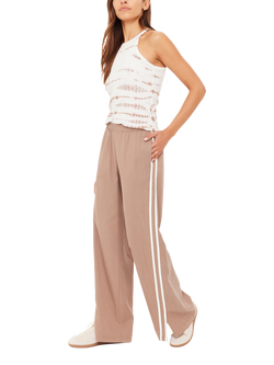 THE UPSIDE Juliet Low Rise Joggers, Brown - view 2, Brown