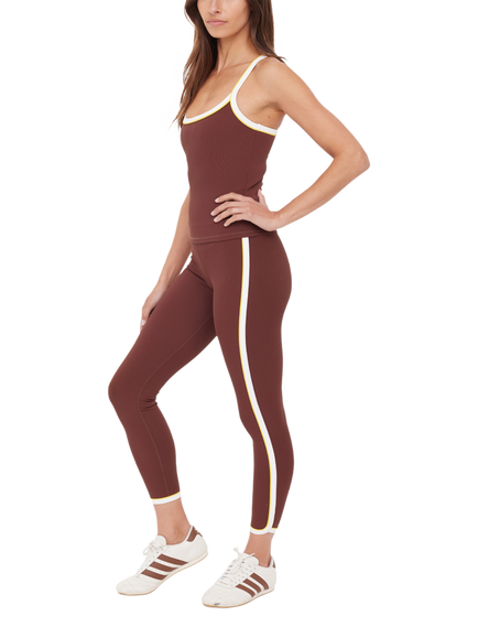 THE UPSIDE Rhythm Caleb Stretch Tank Top - view 2, Brown