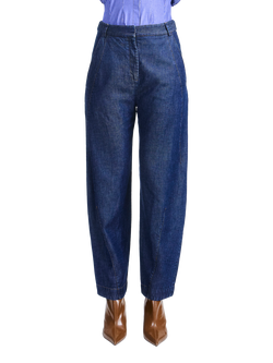 palmer//harding Waves High Rise Tapered Jeans, Indigo, Indigo Lyocell 9oz