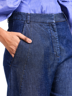 palmer//harding Waves High Rise Tapered Jeans, Indigo - view 2, Indigo Lyocell 9oz
