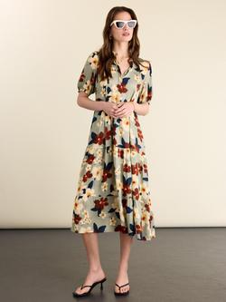 Baukjen Mariella Midi Dress containing LENZING™ ECOVERO™ Viscose, Seafoam, Seafoam