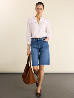 Baukjen Britney Denim Shorts, Washed Indigo, Washed Indigo