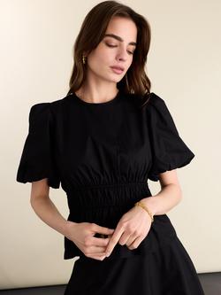 Baukjen Elise Organic Cotton Top, Caviar Black
