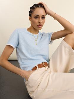 Baukjen Lally Organic Cotton T-Shirt, Ice Blue