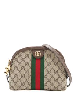 Pre-loved GUCCI GG Ophidia Crossbody Bag, Brown/Multi, Brown/Multi