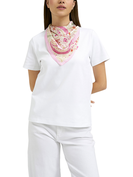 Smith & Soul Paisley Floral Scarf, Pink/Multi - view 2, Pink/Multi