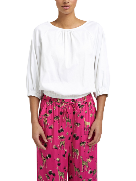 Smith & Soul Relaxed Fit Raglan Sleeve Top, White, White