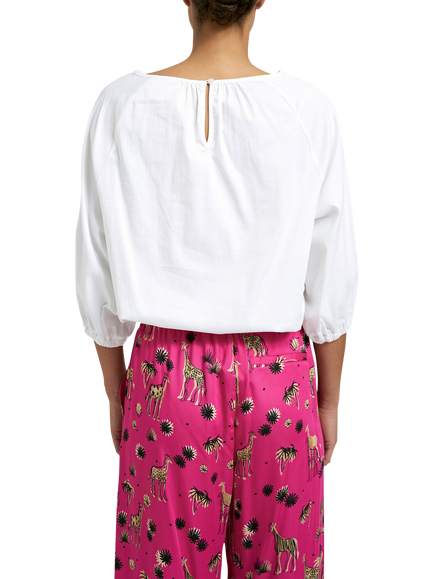 Smith & Soul Relaxed Fit Raglan Sleeve Top, White - view 2, White