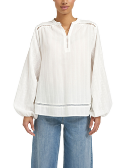 Smith & Soul Boho Stripe Top, Off White, Off White