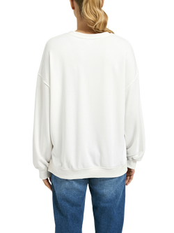 Smith & Soul Sequin Floral Sweatshirt, Off White/Multi - view 2, Off White/Multi