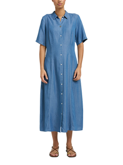 Smith & Soul Short Sleeve Denim Shirt Dress, Denim, Denim