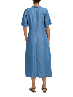 Smith & Soul Short Sleeve Denim Shirt Dress, Denim - view 2, Denim