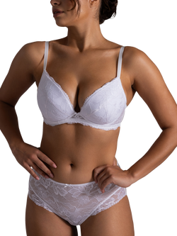 Dorina Perfect Lace Plunge Bra - view 2, White