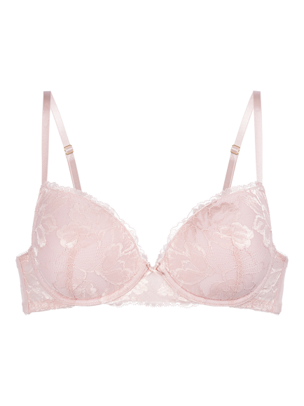 Dorina Perfect Lace Padded T-Shirt Bra - view 2, Pink