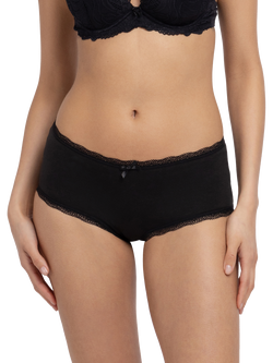 Dorina Essential Cotton Midi Knickers, Pack of 3 - view 2, Black