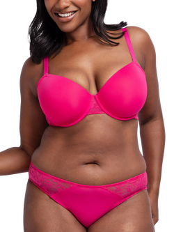 Dorina Willa Padded Demi Bra, Pack of 2 - view 2, Pink/Black