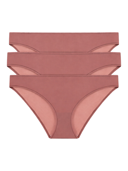 Dorina Airlite Knickers, Pack of 3, Brown, Brown