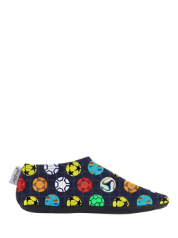 Slipfree Kids' Yamal Soft Sole Non-Slip Swim Shoes, Navy Multi, Navy Multi