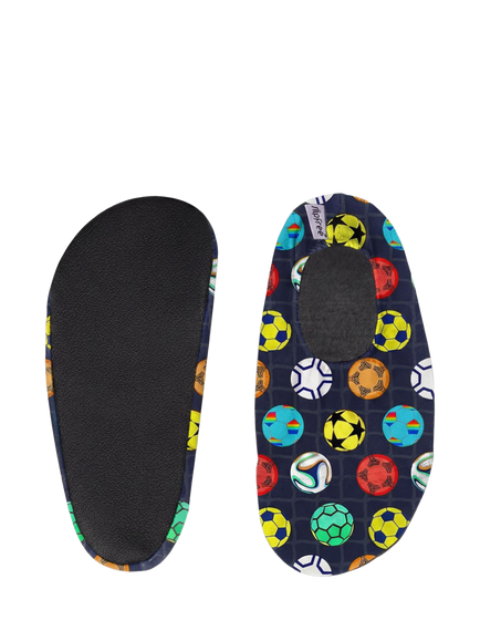 Slipfree Kids' Yamal Soft Sole Non-Slip Swim Shoes, Navy Multi - view 2, Navy Multi