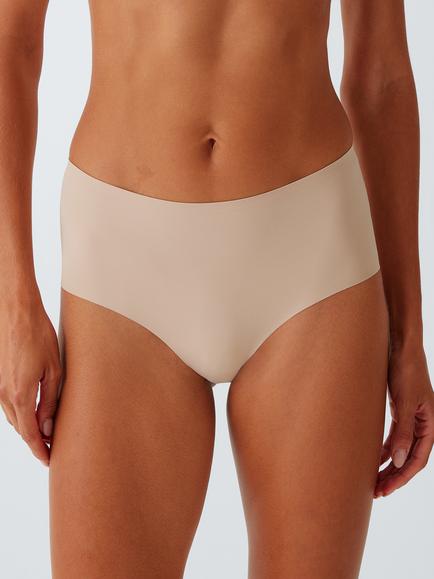John Lewis No VPL Shorty Knickers, Pack of 3 - view 2, Almond