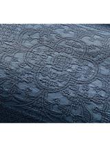 Pottery Barn Medallion Matelasse Quilted Duvet Cover, Indigo