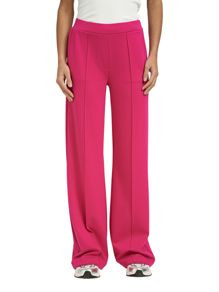 Smith & Soul Pull On Jersey Interlock Trousers, Fuchsia, Fuchsia