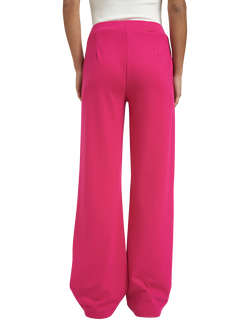 Smith & Soul Pull On Jersey Interlock Trousers, Fuchsia - view 2, Fuchsia