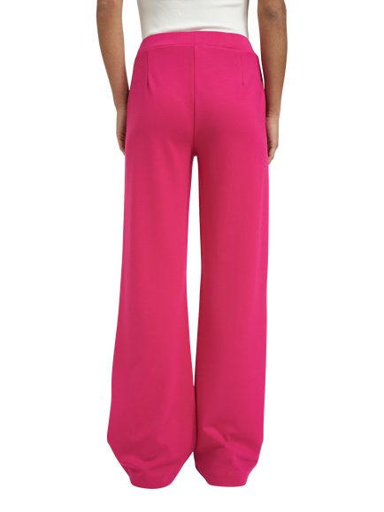 Smith & Soul Pull On Jersey Interlock Trousers, Fuchsia - view 2, Fuchsia