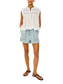 Rails Willow Sleeveless Cotton Top, White - view 2, White