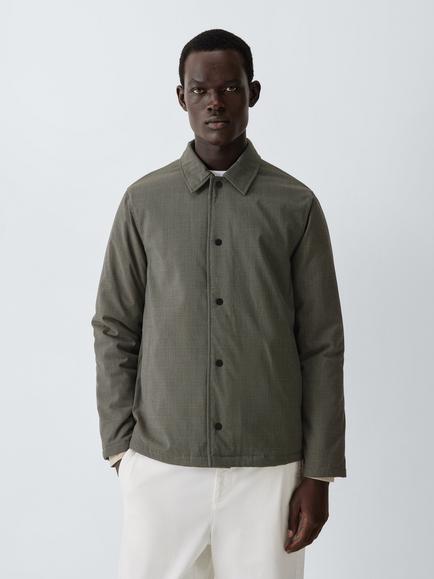 Kin Padded Coach Jacket, Brown, Brown