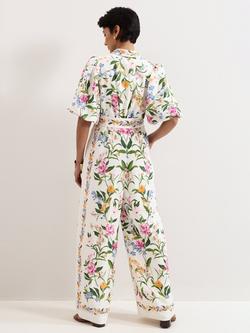 Phase Eight Camilla Floral Jumpsuit, Multi - view 2, Multi