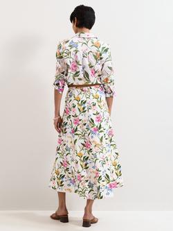 Phase Eight Piper Skirt, Ivory/Multi - view 2, Ivory/Multi