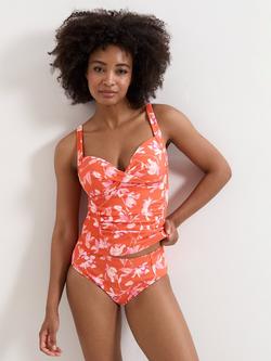 Phase Eight Bright Floral Print Tankini Bottoms, Pink, Pink