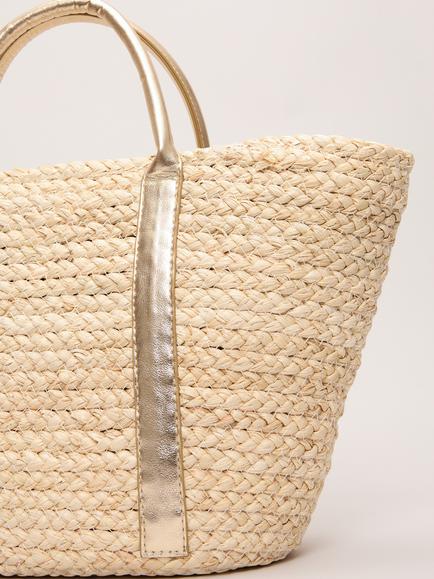 Phase Eight Straw Tote Bag, Neutral - view 2, Neutral