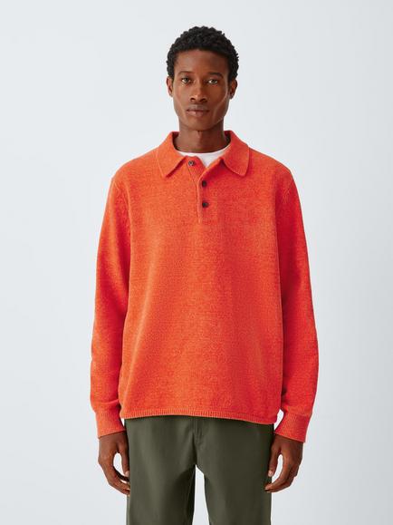 Kin Chenille Polo Shirt, Red Clay, Red Clay