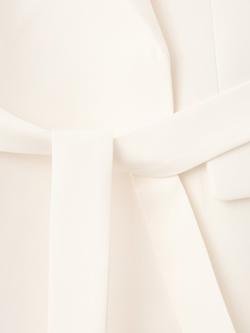 Mango Belted Suit Jacket, Vanilla - view 2, Vanilla