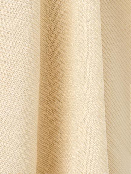 Mango Boat Neck Asymmetric Knit Top, Pastel Yellow - view 2, Pastel Yellow
