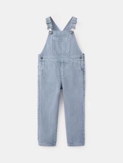 Mango Kids' Denim Dungarees, Blue, Blue