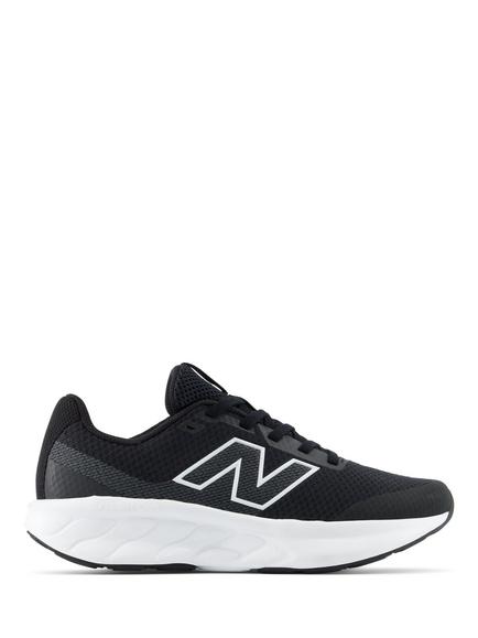 New Balance Kids' 520 Lace-Up Trainers, Black/White, Black/White