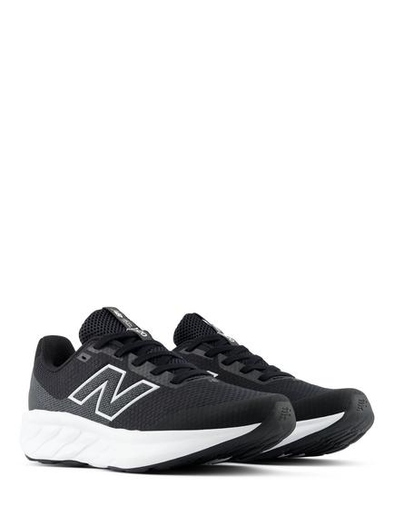 New Balance Kids' 520 Lace-Up Trainers, Black/White - view 2, Black/White