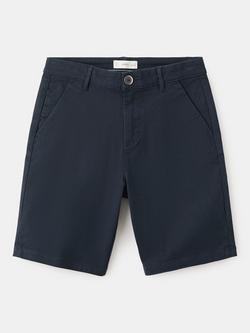 Mango Kids' Cotton Blend Chino Shorts, Navy