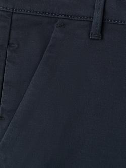 Mango Kids' Cotton Blend Chino Shorts - view 2, Navy